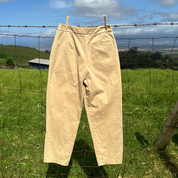 Anthropologie Equise barrel Leg Chinos Cedar Small - Picture 7 of 10
